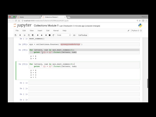 Collections Module - Counter    Part 2