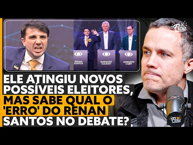 FELIPE MOURA BRASIL analiza fríamente a RENAN SANTOS en el debate electoral de BAND
