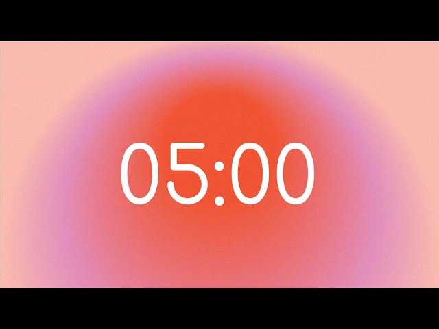 Red Aura 5 Minute Timer