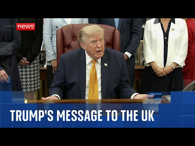 Trump urges UK to reopen North Sea oil production and crack down on illegal migration