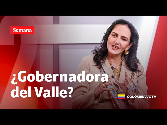 María Fernanda Cabal, governor of Valle del Cauca? This is what she said in SEMANA | Semana