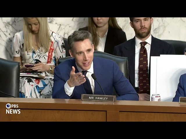WATCH: Hawley asks Patel how the FBI will investigate AI attacks
