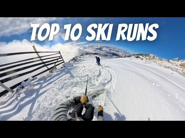 My Top 10 Ski Runs | Raw POV [4k]