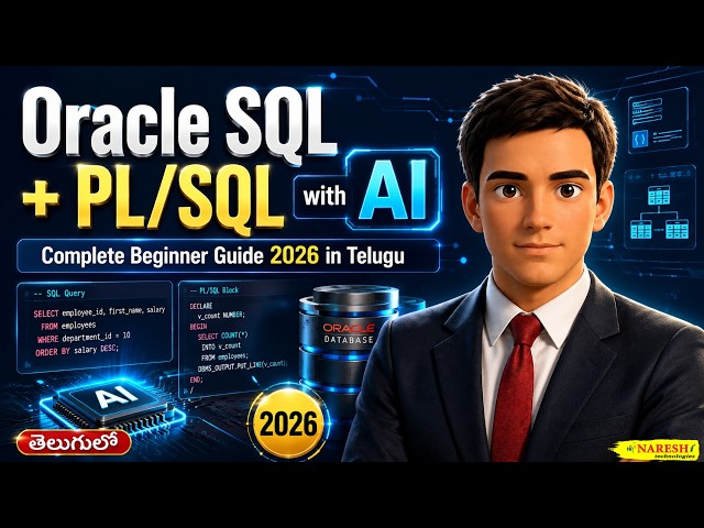 Oracle SQL & PL/SQL with AI | Complete Beginner Guide in Telugu | AI Jobs 2026  | Naresh IT