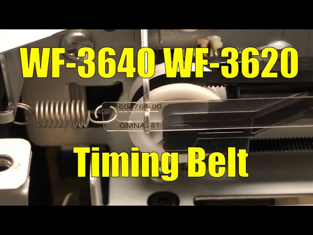 How to Install Epson Carriage Scale Timing Encoder Strip