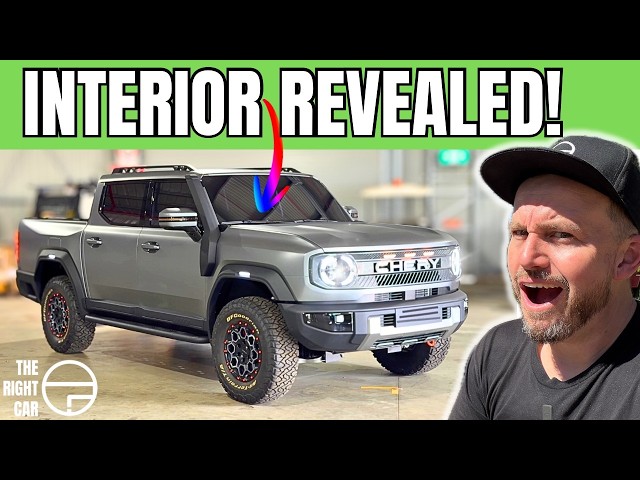 Chery KP31 Ute Pickup Truck interior revealed Australia