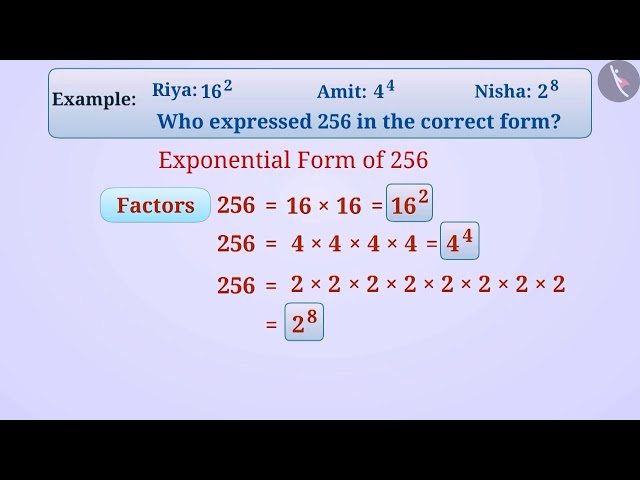 Representing numbers in exponential form | Part 2/3 | English | Class 7