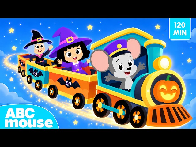 Halloween Train! 🚂🎃 Spooky Songs & Dance Breaks | 2-Hour Songs & Stories for Kids | ABCmouse