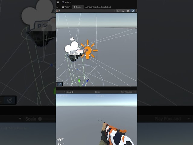 Adding up and down movement to my FPS in Unity #blender3d #3dgamedevelopment #fps #newvideogames