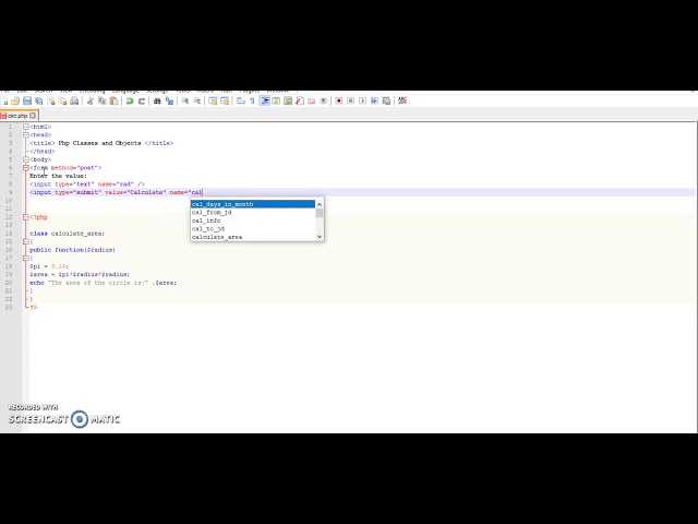 Create Classes In OOP PHP | PHP Classes | Object Oriented PHP Tutorial For Beginners