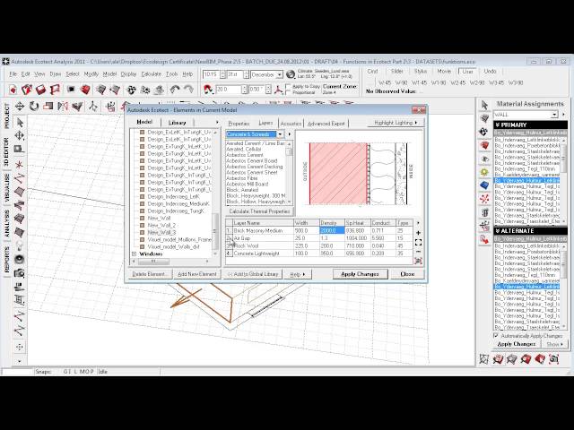 Understanding and Creating materials Walls