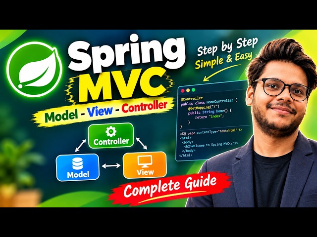 Spring MVC Tutorial | MVC Architecture & Request Flow Explained