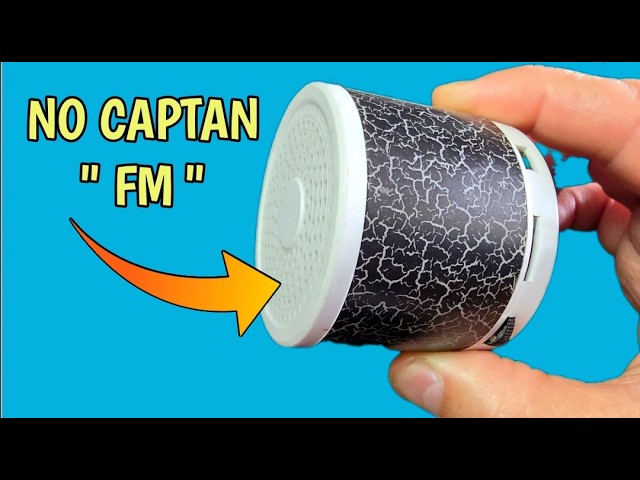 Solucion para captar muchas estaciones de FM en tu parlante porattil
