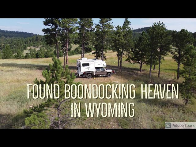 Epic Wyoming Boondocking Spot Found With the Truck Camper