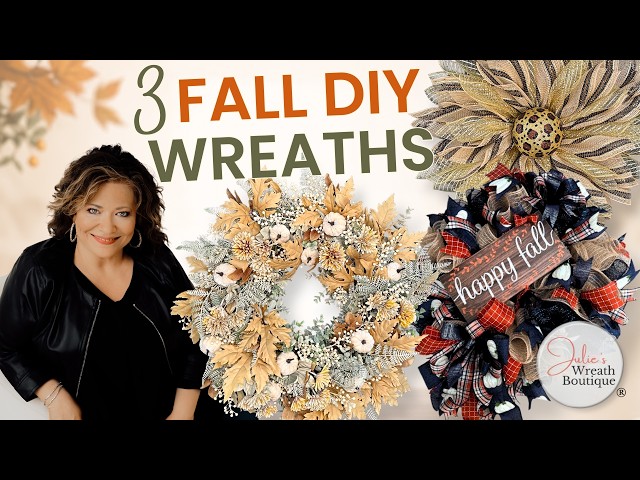 3 DIY Fall Wreaths That Look Expensive (Anyone Can Make These!) - Fall Decor Made Easy for You!