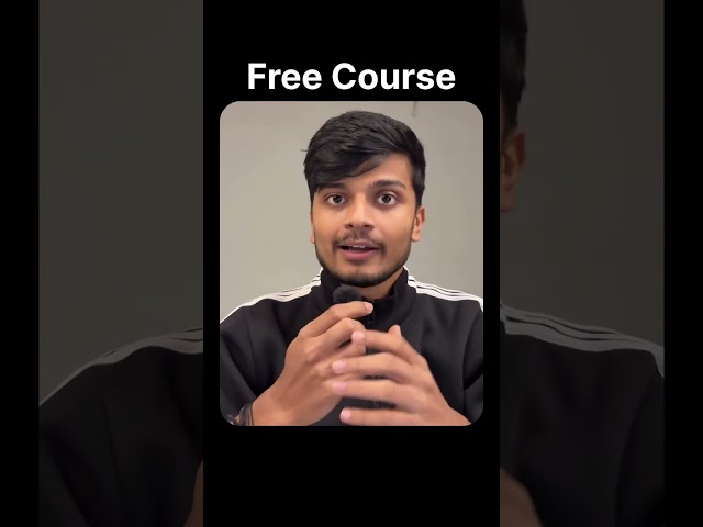 STOP Paying for Courses! 🛑DSA + Web Dev + AI (100% Free)