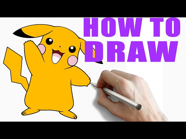 How to Draw PIkashu | Pokemon Drawing Easy