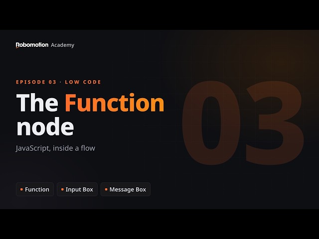 Using JavaScript With the Function Node