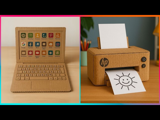 Easy CARDBOARD IDEAS That Anyone Can do!