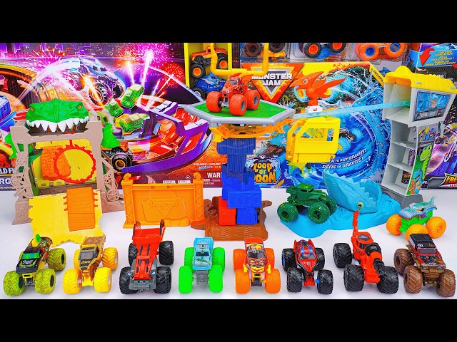 Monster Jam Collection Unboxing Review | Monster Jam Crash Course Playset