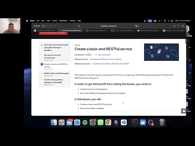 T7: Kubernetes using Red Hat Developer Sandbox for OpenShift - Franklin Pelaez
