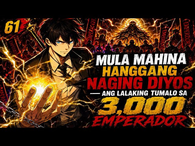 61 MULA MAHINA HANGGANG NAGING DIYOS — ANG LALAKING TUMALO SA 3,000 EMPERADOR | MANHWA RECAP