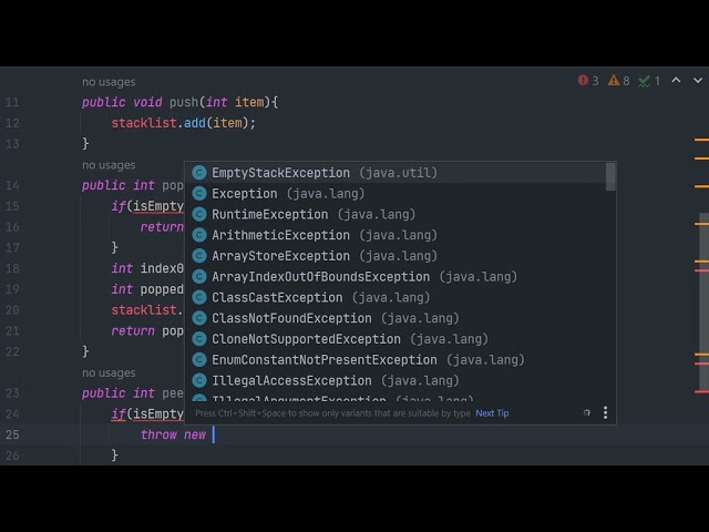 Dynamic Stack Implementation in Java | Data Structures and Algorithms (DSA) Tutorial