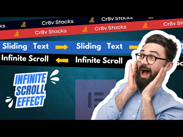 How to Create Infinite Scrolling Text/Marquee In Elementor (No Plugin)