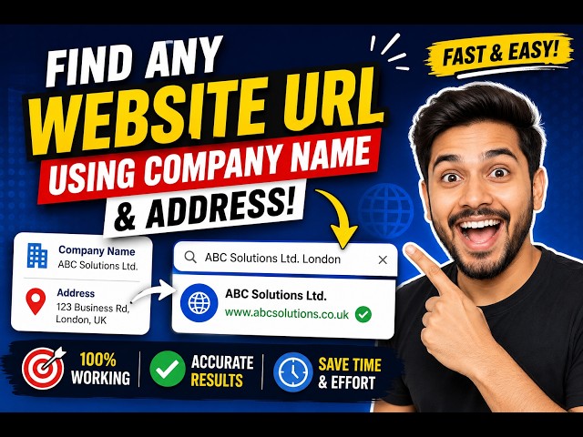 How to Easily Find a Website URL or Domain Using a Company Name and Address