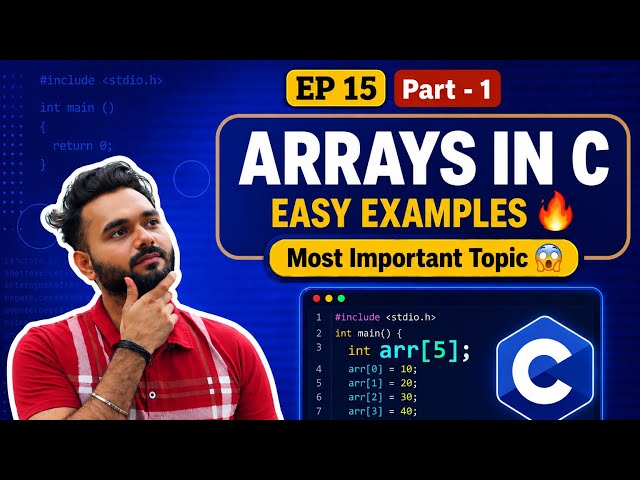 Arrays in C Made Super Easy 🔥 Part 1 #coding #viral #shorts #programming 