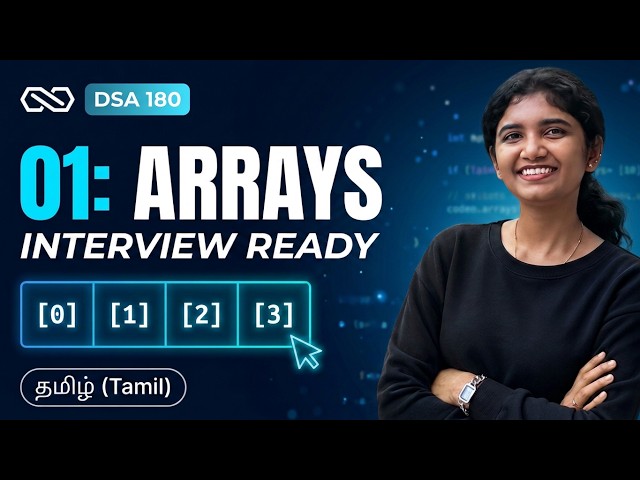 DSA in Tamil #1 – Introduction to Arrays | Arrays in Java | DSA for Beginners | Technical Interviews