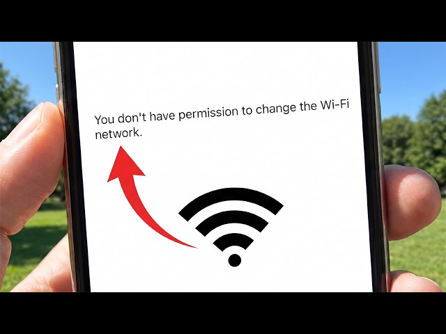 Fix You Don't Have Permission to Change Wi-Fi Network | Switch Guest to Owner Account