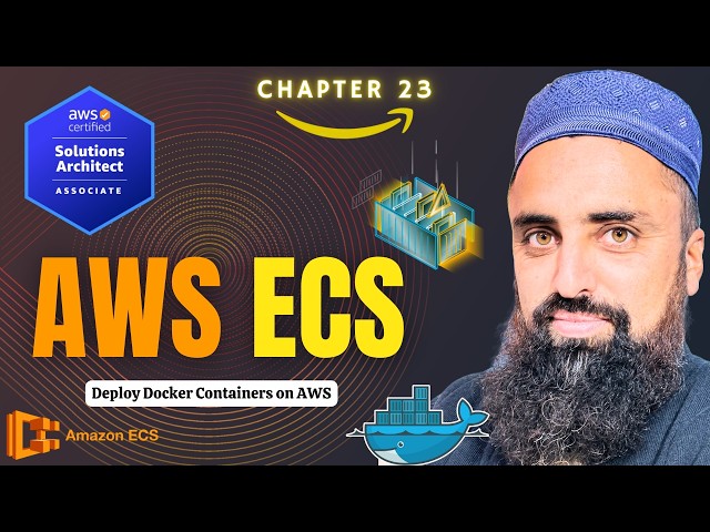 AWS ECS Tutorial for Beginners | Deploy Docker Containers on AWS ECS Step-by-Step (Hindi)