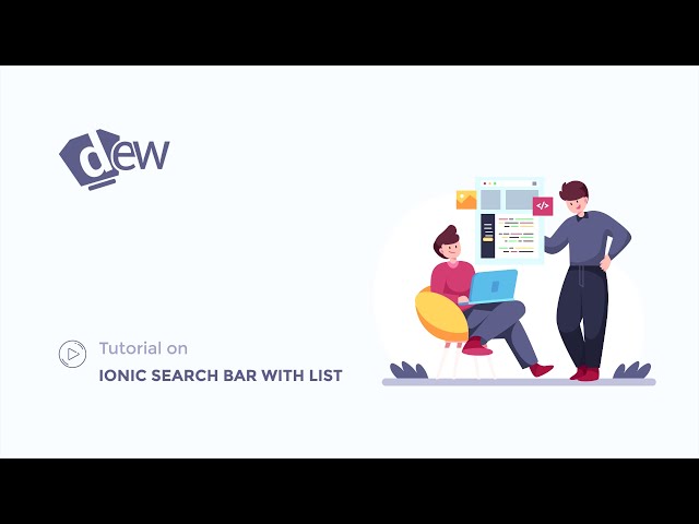 How to use Ionic search bar with list | Low-Code Platform Tutorial