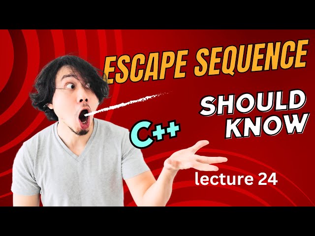 Unraveling the Mysteries: Mastering the Escape Sequence in C++#escape #escapesequence.