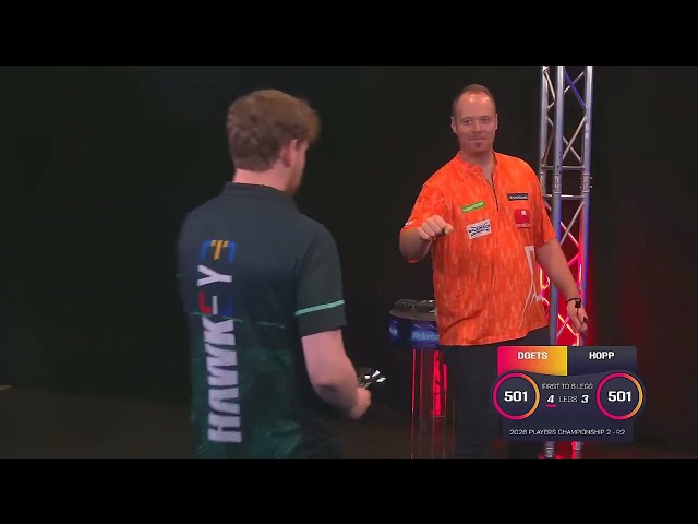 QUALITY DARTS! KEVIN DOETS 6 VS MAX HOPP 4 HIGHLIGHTS 2026 PLAYERS CHAMPIONSHIP