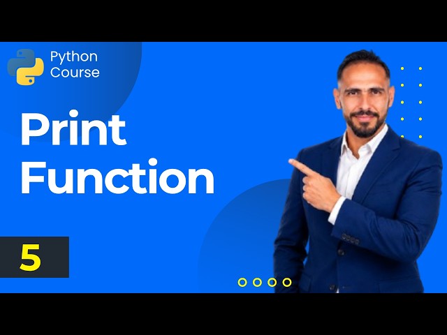 05 - Python print() Function Explained for Beginners | Python Course | Data by Mousa