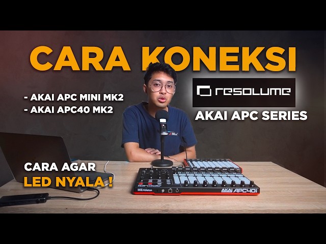 How to Connect AKAI APC Mini mk2 & Akai APC 40 MK2 to Resolume Arena VJ Software Tutorial 2026
