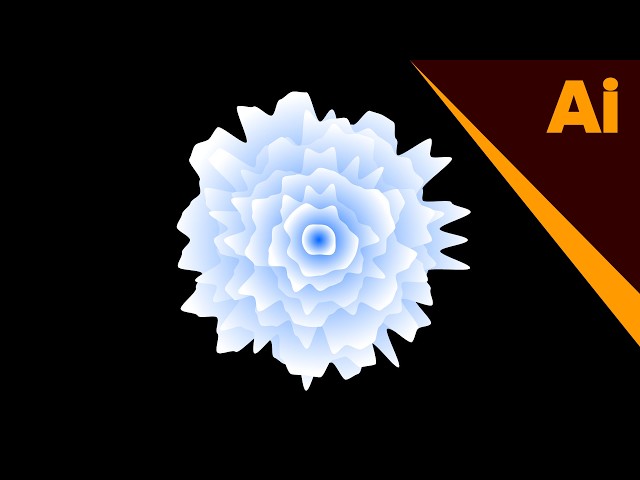 Illustrator Flower Petal Floral Design Effect | Illustrator Tutorial