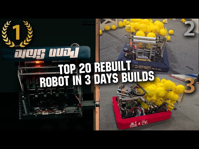 Top 20 REBUILT Robot in 3 Days Builds | Ri3D