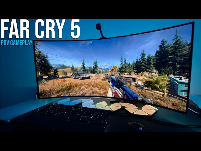Far Cry 5 Still Looks IMPRESSIVE on a 4k LG 45" UltraWide OLED | LG45GX950A HDR Gameplay | RTX 5090
