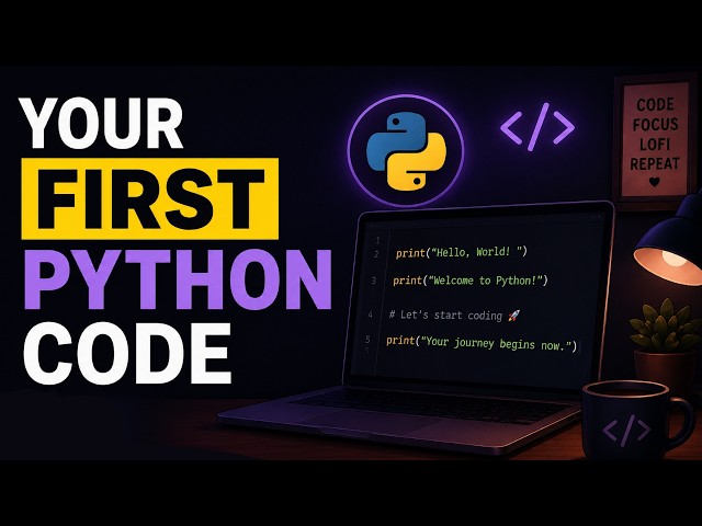 Write Your First Python Code in 41 Seconds!