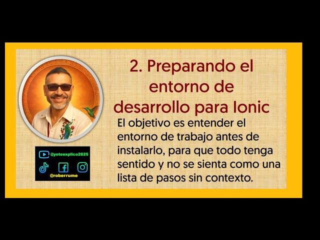 2. Apps móviles multiplataforma: instala stack  (Ionic 8+Angular CLI + Android Studio Otter 3) 2026