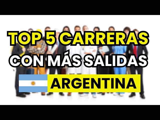 🥇 TOP 5 Carreras con Más Salidas Laborales en Argentina (2026)