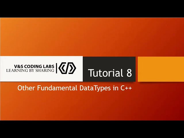 Other Fundamental DataTypes in C++ | Visual Studio | Beginners | Tutorial 08| Malayalam