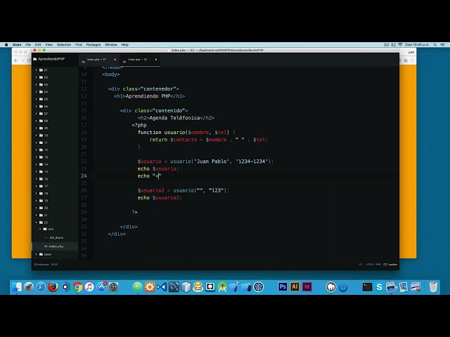 22  Valores por defecto en funciones