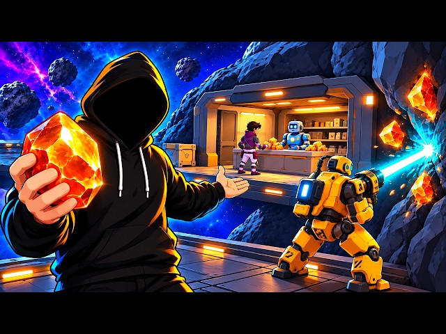 Super ADDICTIVE Asteroid Mining & Shop Simulator — Astrocraft [First Look]