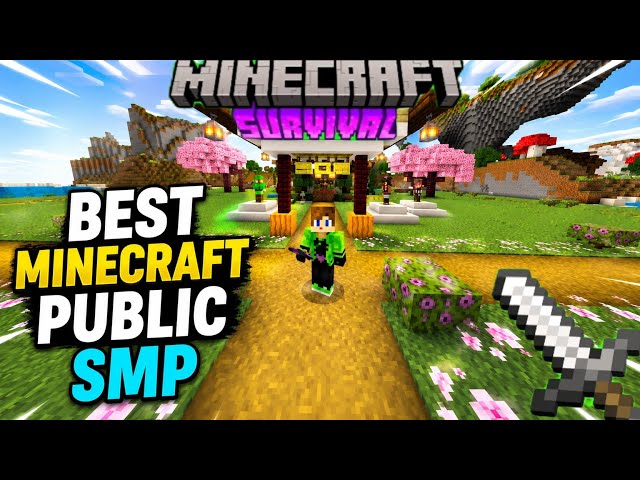 🔥 Best Minecraft Public SMP Server 2026 | Java + PE | 24/7 Online