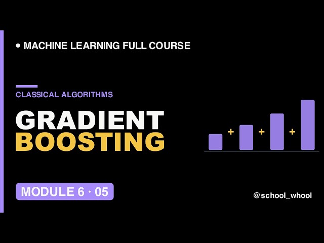 M6L5: Gradient Boosting Explained Visually | Machine Learning free course #ai #datascience