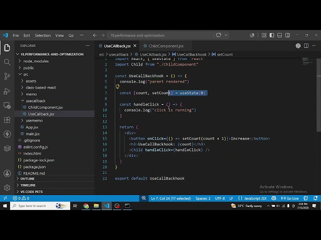 147. useCallback hook in reactjs | memo vs useMemo vs useCalback | Reactjs optimization hooks